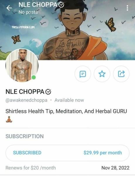 Nle Choppa Nude Onlyfans (SLUT ME OUT) Leak! on dollser.com