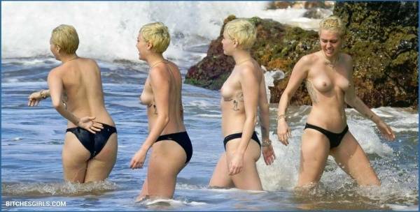 Miley Cyrus Nude Celebrity Tits Photos on dollser.com