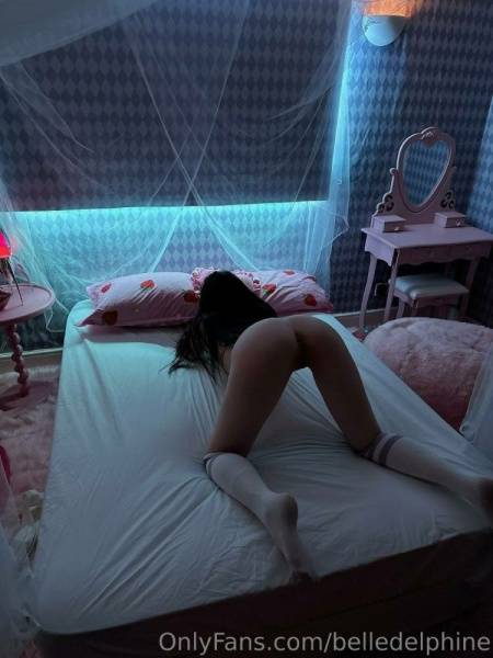 Belle Delphine Nude Cam Girl Bedroom Onlyfans Set Leaked on dollser.com