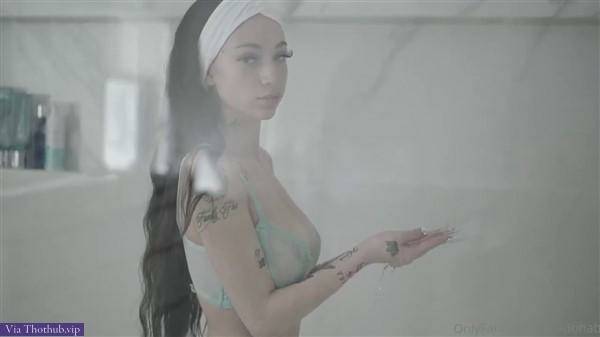 Bhad Bhabie Nude Nips Visible in Shower Video on dollser.com