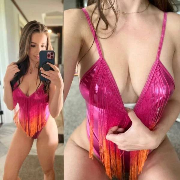 Christina Khalil Shiny Swimwear Onlyfans Set on dollser.com