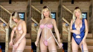 Sara Underwood Nude Lingerie Try On Video Leaked on dollser.com