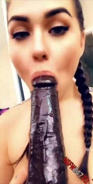 Karmen Karma tease & dildo show snapchat premium xxx porn videos on dollser.com
