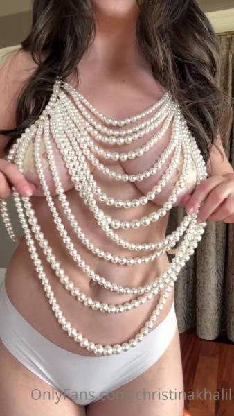 Christina Khalil Nipple Pasties Beaded Top Onlyfans Video Leaked - Usa on dollser.com