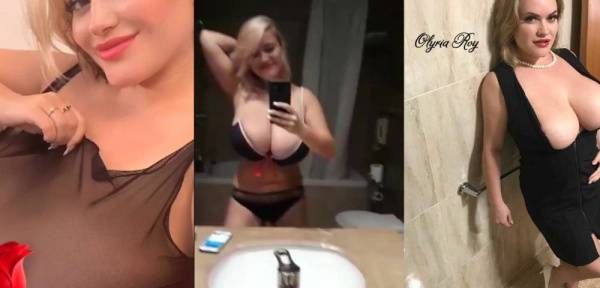 Olyria Roy Showing Huge Tits OnlyFans Insta Leaked Videos on dollser.com