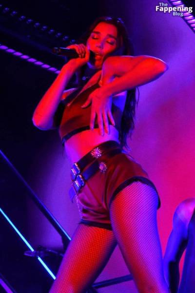 Dua Lipa Performs on Stage at ACL 2024 (45 Photos) on dollser.com