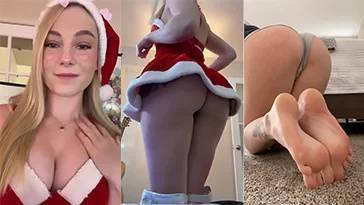 STPeach Christmas Lingerie Sexy Twitch Lisapeachy Video on dollser.com