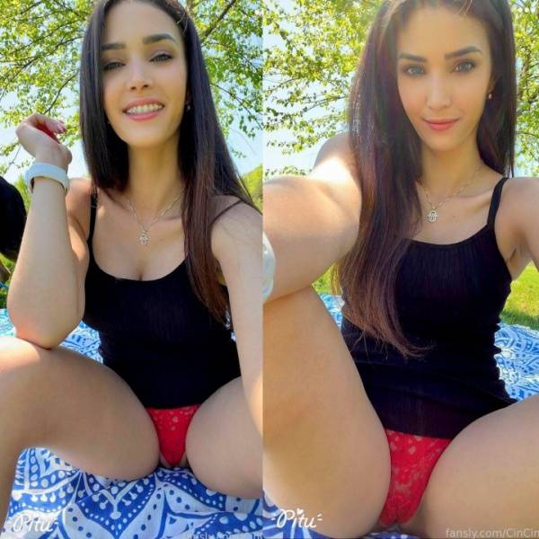 CinCinBear Red Thong Pussy Flash Onlyfans Set Leaked on dollser.com