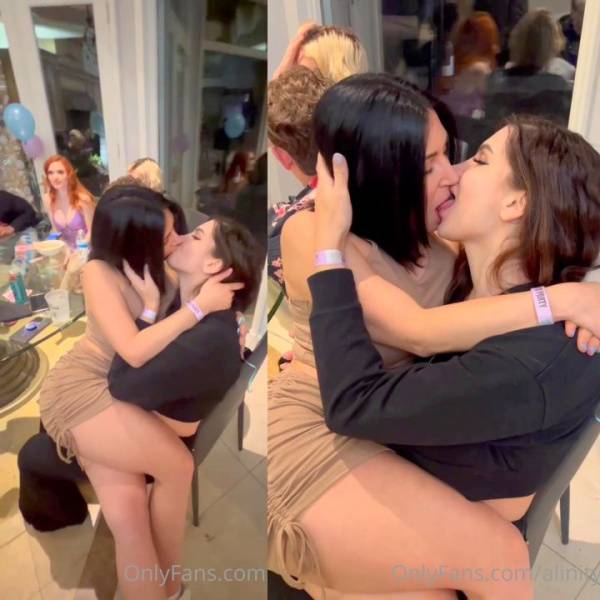 Alinity Fandy Hot Lesbian French Kiss PPV Video Leaked - France on dollser.com