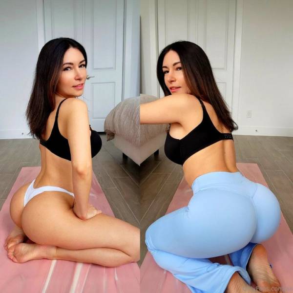 Alinity Yoga Pants Thong Strip Onlyfans Set Leaked on dollser.com