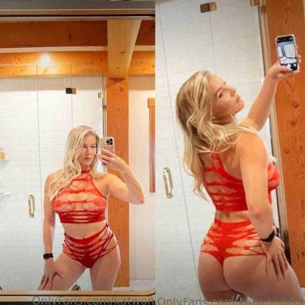 Kat Wonders Red Lingerie Selfies Onlyfans Set Leaked on dollser.com