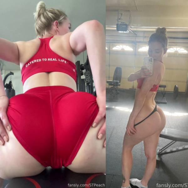 STPeach After Workout Ass Thong Tease Fansly Video Leaked - Canada on dollser.com