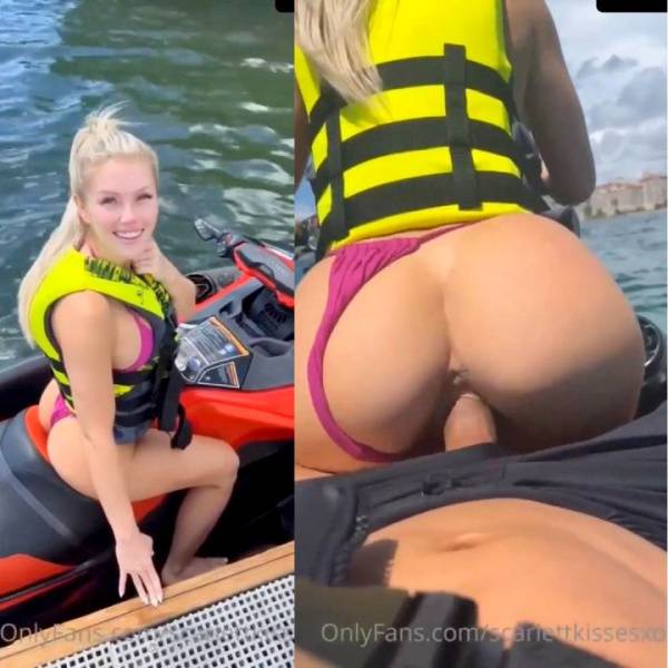 ScarlettKissesXO Sex On A Jet Ski OnlyFans Video Leaked - Usa on dollser.com