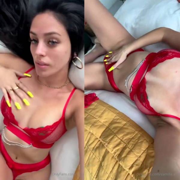 Camilla Araujo POV Selfie Lingerie OnlyFans Video Leaked on dollser.com