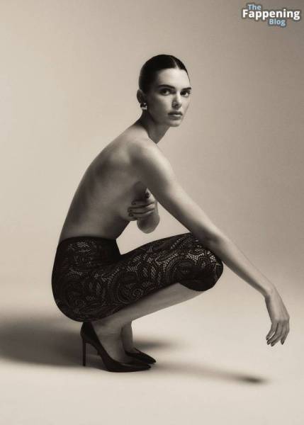 Kendall Jenner Vamps It Up and Goes Topless for FWRD’s Fall 2024 Fashion Campaign (21 Photos) on dollser.com