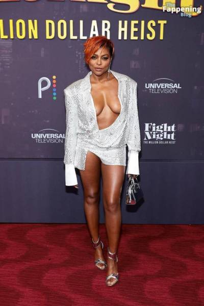 Taraji P. Henson Displays Her Sexy Boobs at the ‘Fight Night: The Million Dollar Heist’ Premiere (55 Photos) on dollser.com