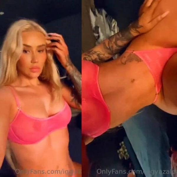 Iggy Azalea See-Through Pink Lingerie Onlyfans Video Leaked - Usa - Australia on dollser.com