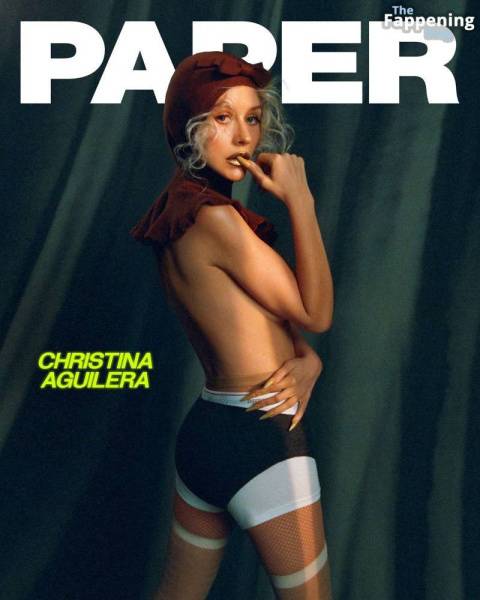 Christina Aguilera Sexy & Topless – Paper Magazine (17 Photos) on dollser.com