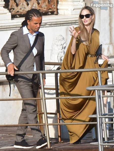 Angelina Jolie Looks Glamorous Rocking a Grecian Dress During the Venice Film Festival (117 Photos) - Usa on dollser.com